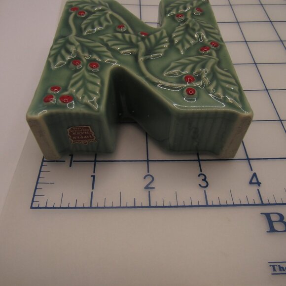 Lipper & Mann Creations Ceramic NOEL Candle Holders - Picture 14 of 15